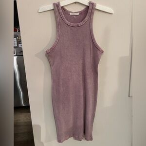 Women's Purple Sleeveless Dress